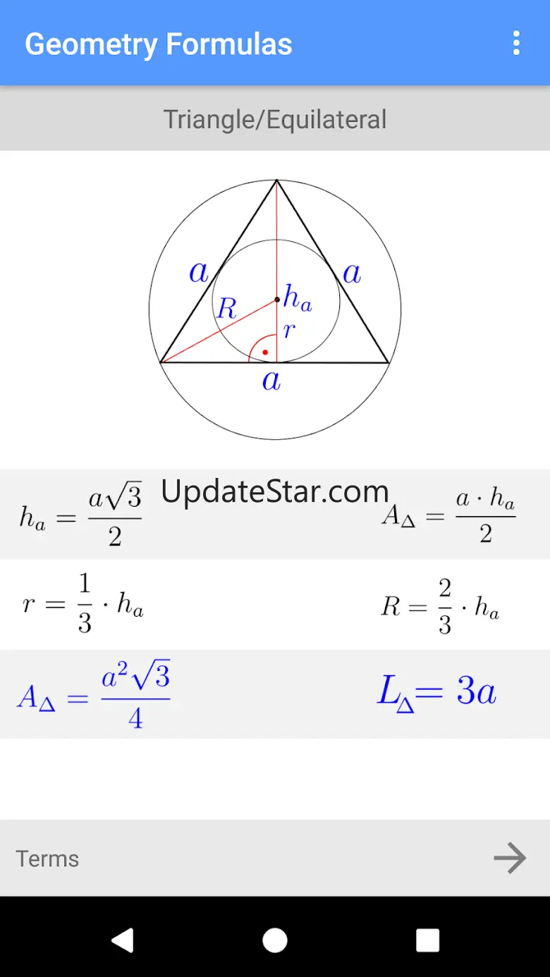 Geometry Formulas 2.8