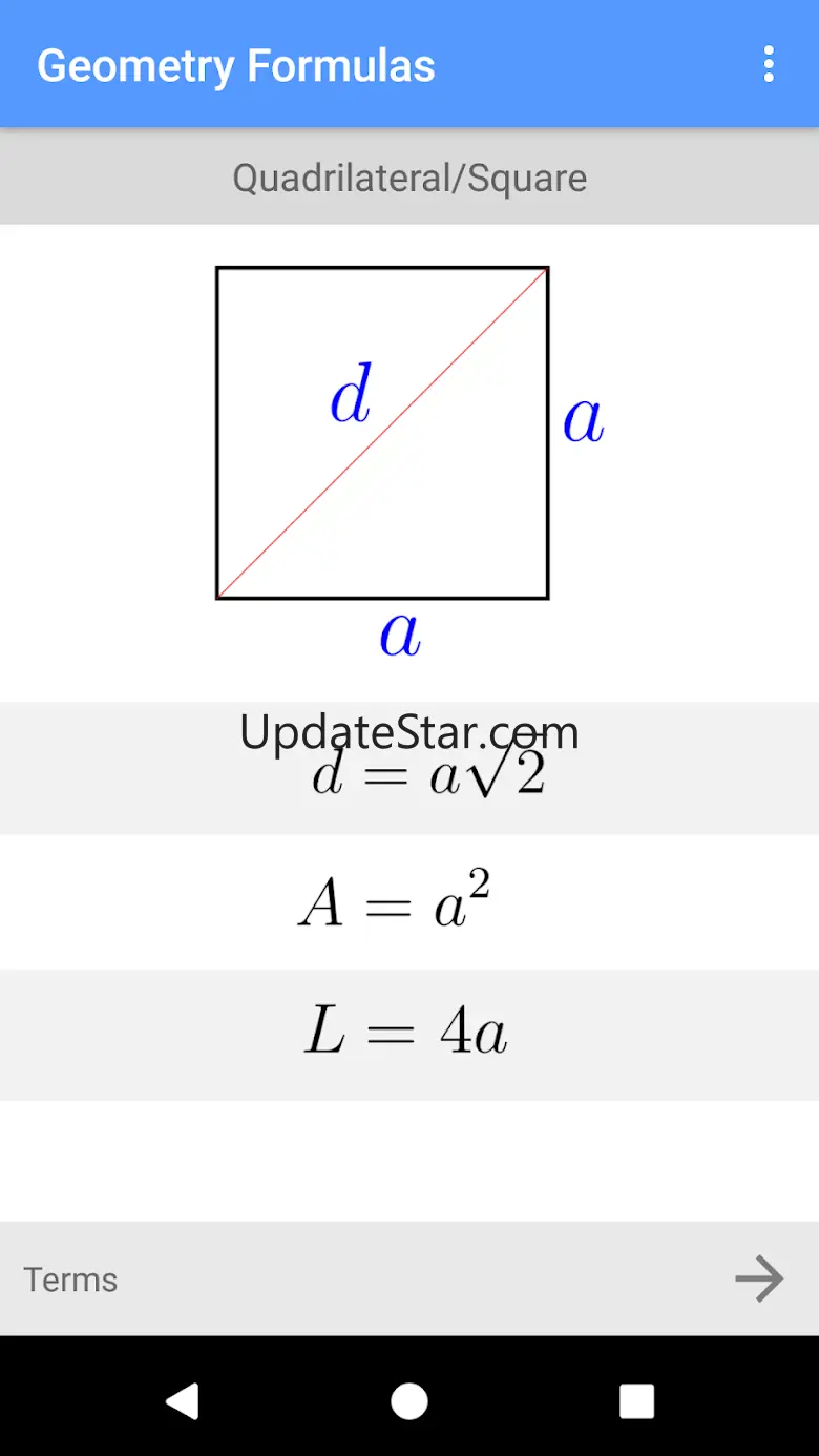 Geometry Formulas 2.8