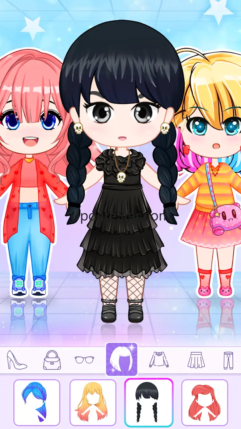 Chibi Dress Up Makeup Games