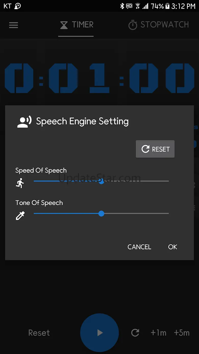 Speaking Timer Voice Stopwatch 0.24a