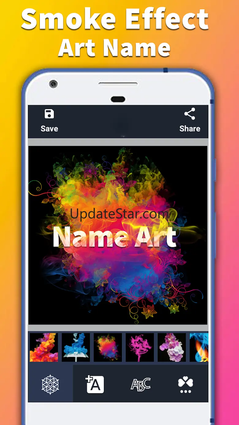 Name Art: Effect Smoke NameArt 2.2.1