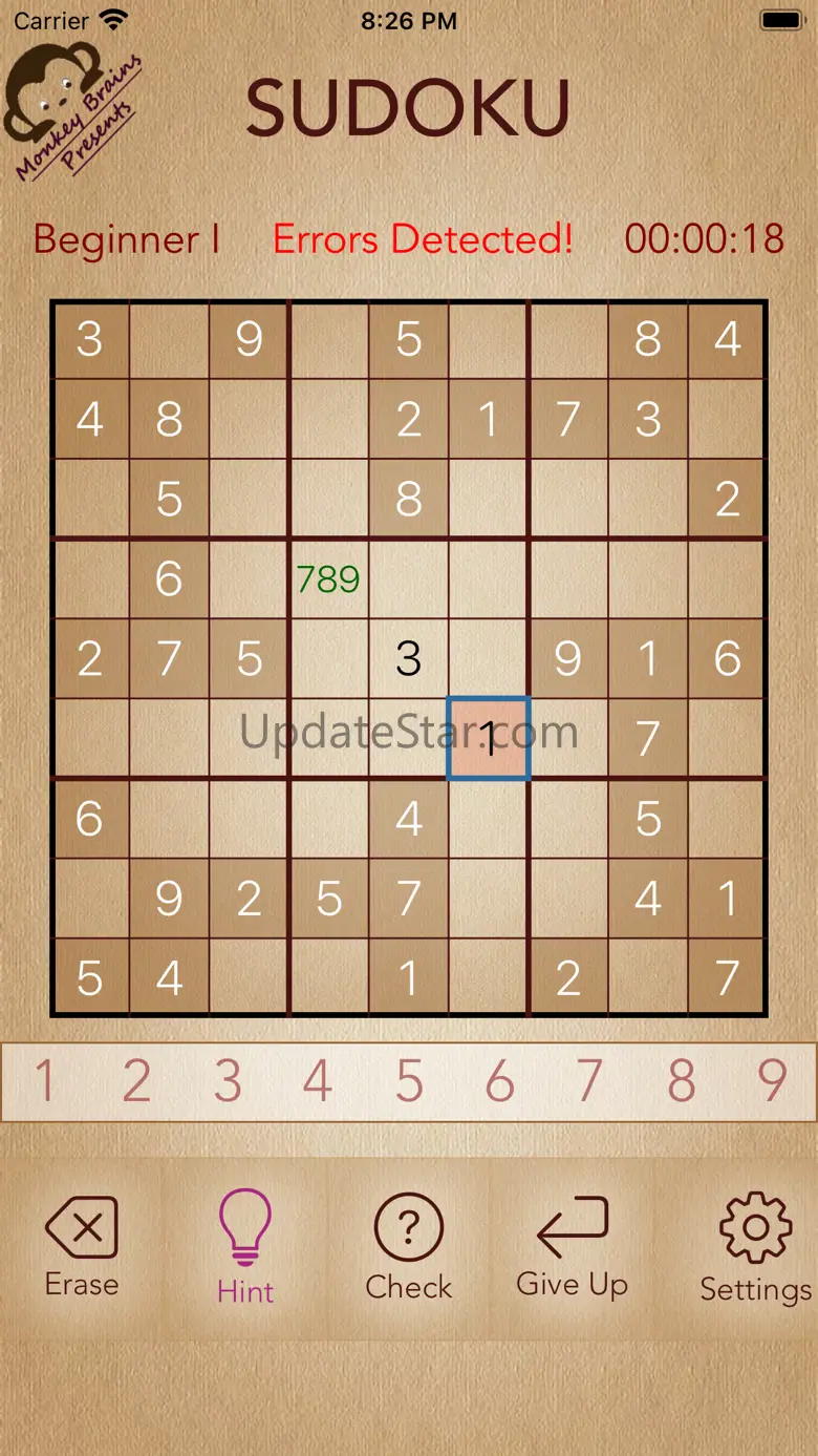 Sudoku by MonkeyBrains 1.23