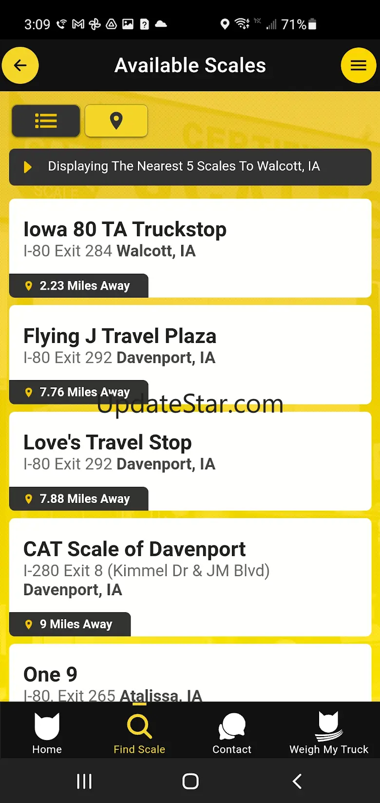 CAT Scale Locator 6.1.0