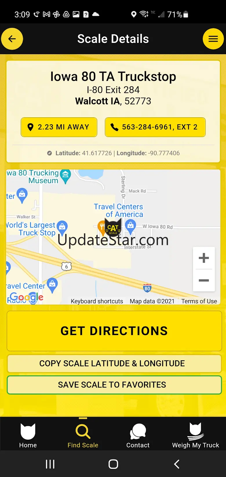 CAT Scale Locator 6.1.0