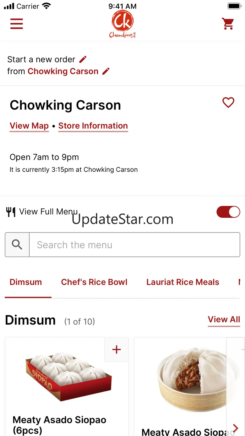 Chowking Ordering 2.1