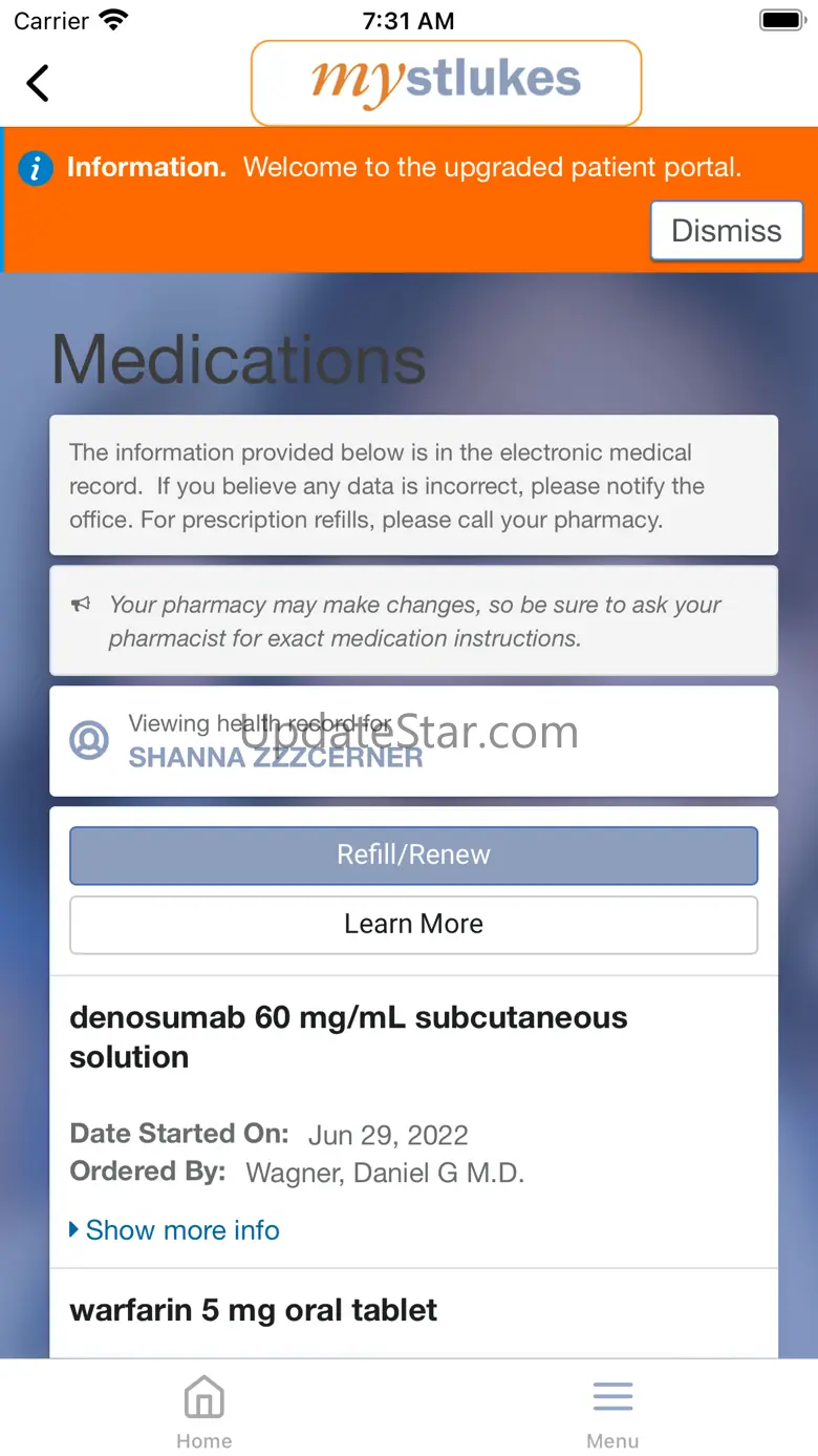 mystlukes Patient Portal 1.3