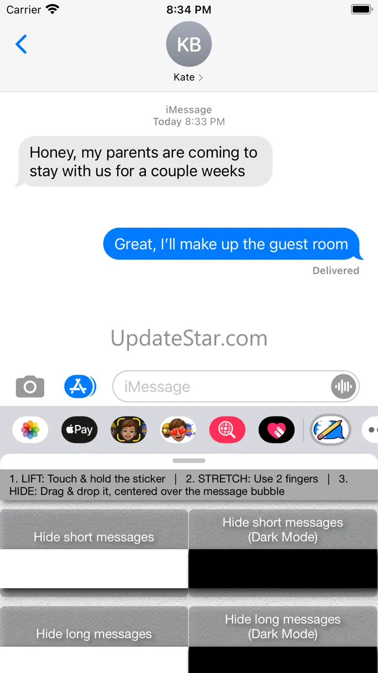 Unsend! - Hide text messages 1.2