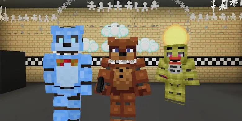 FNAF 1 Maps for Minecraft PE 3.0