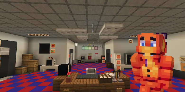 FNAF 1 Maps for Minecraft PE 3.0