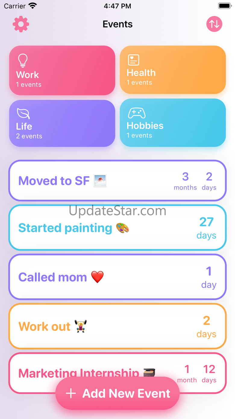 Days Since - Track Memories 1.0.3