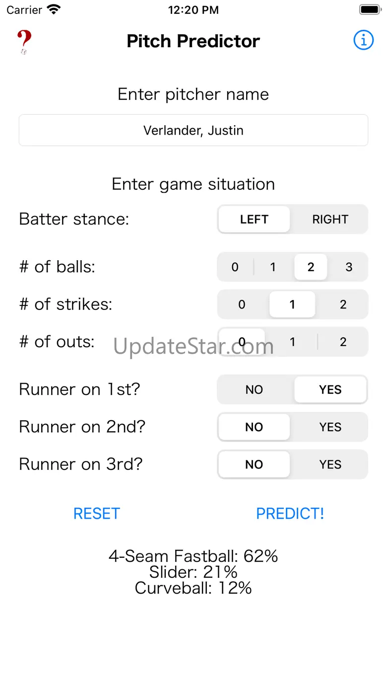Pitch Predictor 2.0.1