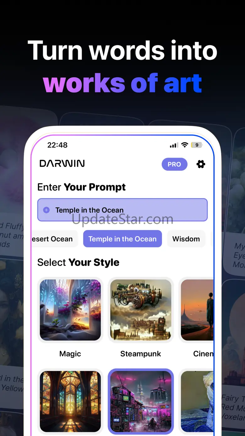 DARWIN・AI Art Generator・Paint 1.0.0