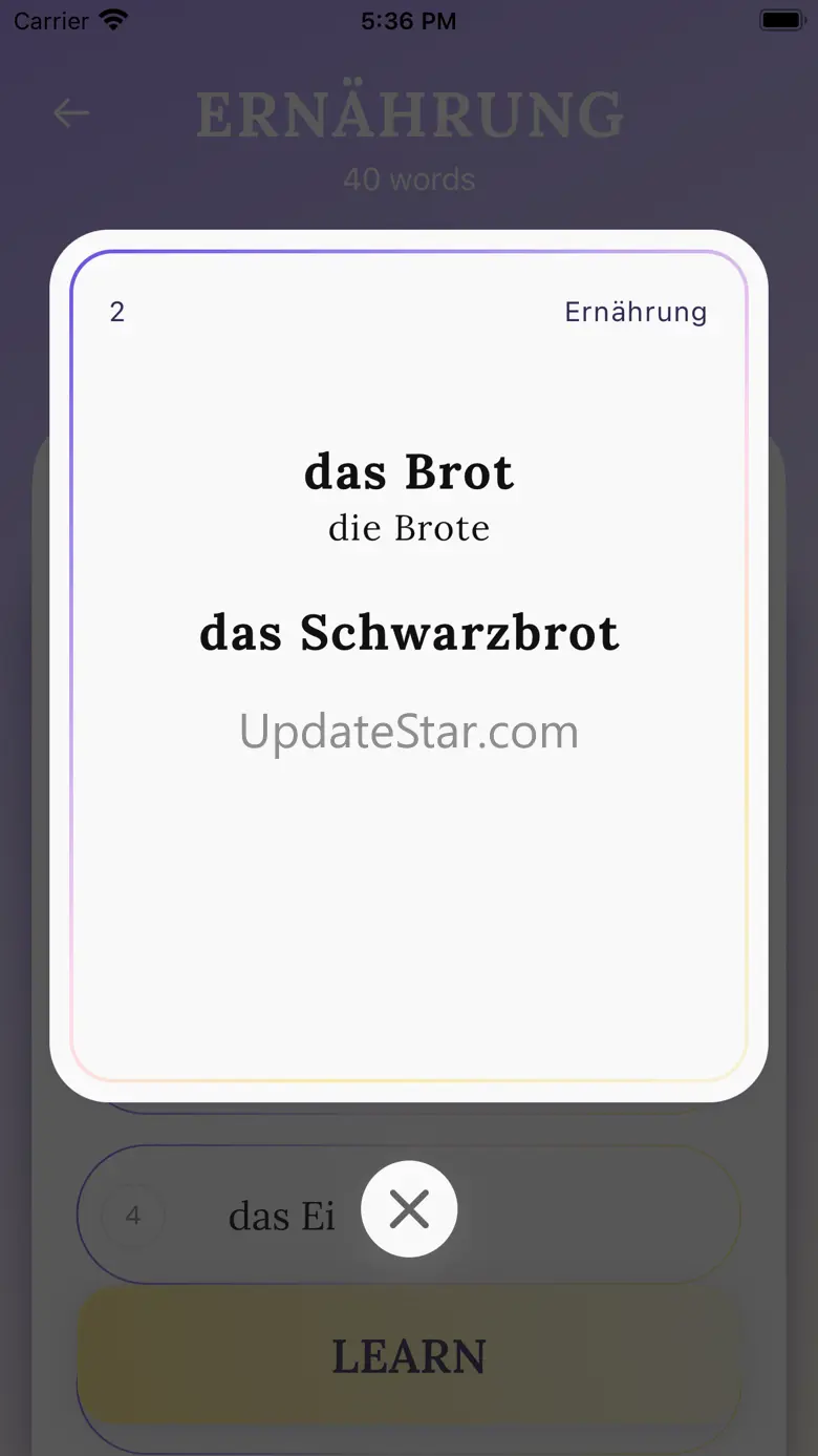 Wortschatz: German Vocabulary 1.9.7