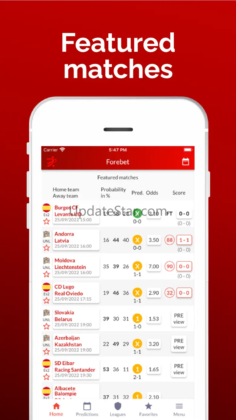 Forebet Football Predictions 1.1.0