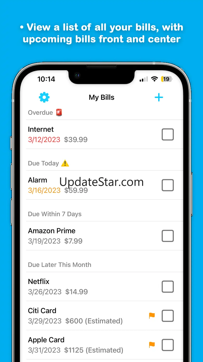 Billminders - Bill Tracker 1.6