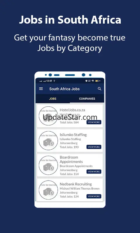 Jobs in South Africa 3.7