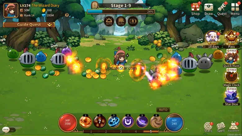 The Wizard Diary : Idle RPG 1.0.4