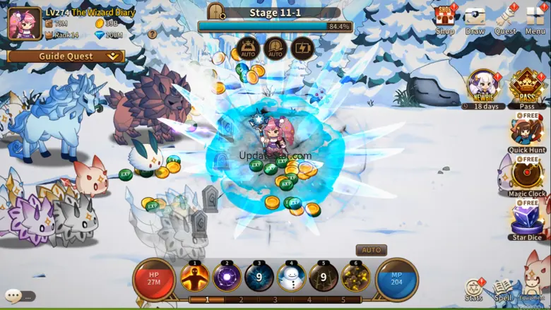 The Wizard Diary : Idle RPG 1.0.4
