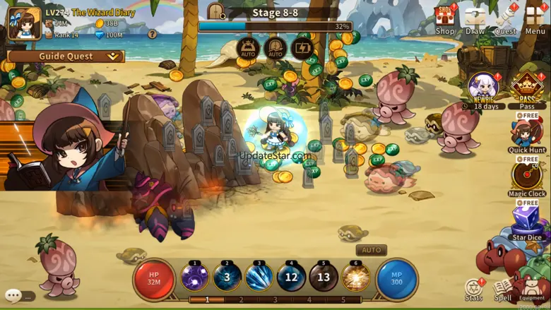 The Wizard Diary : Idle RPG 1.0.4