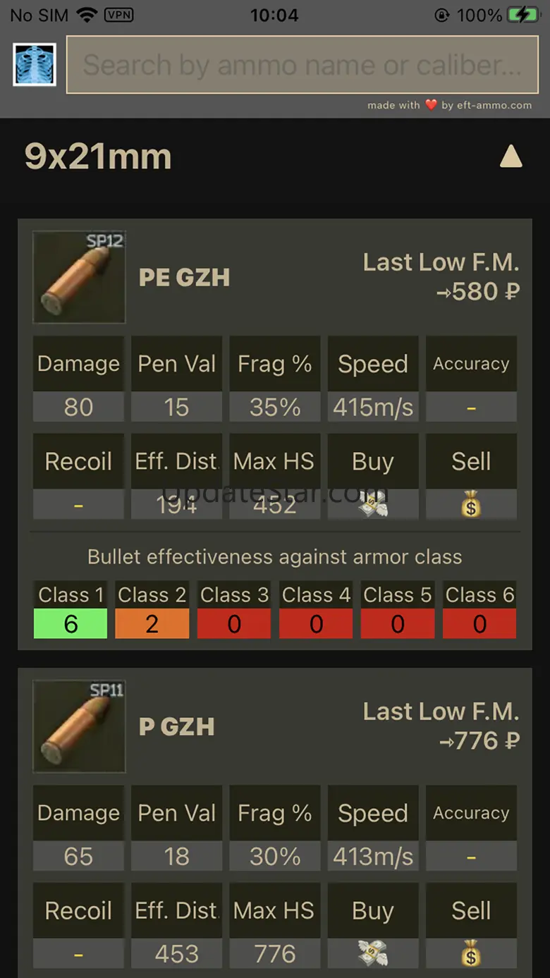EFT Ammo 1.0.1