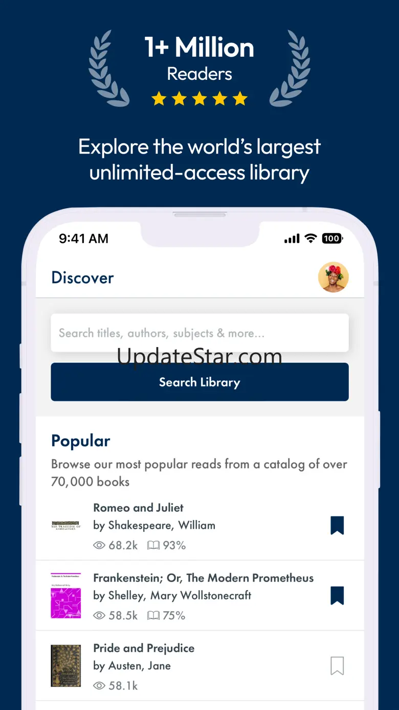 FreeBooks: 70,000+ Top Reads 2.1.0