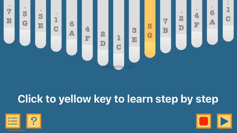Kalimba App With Songs Numbers 3.3