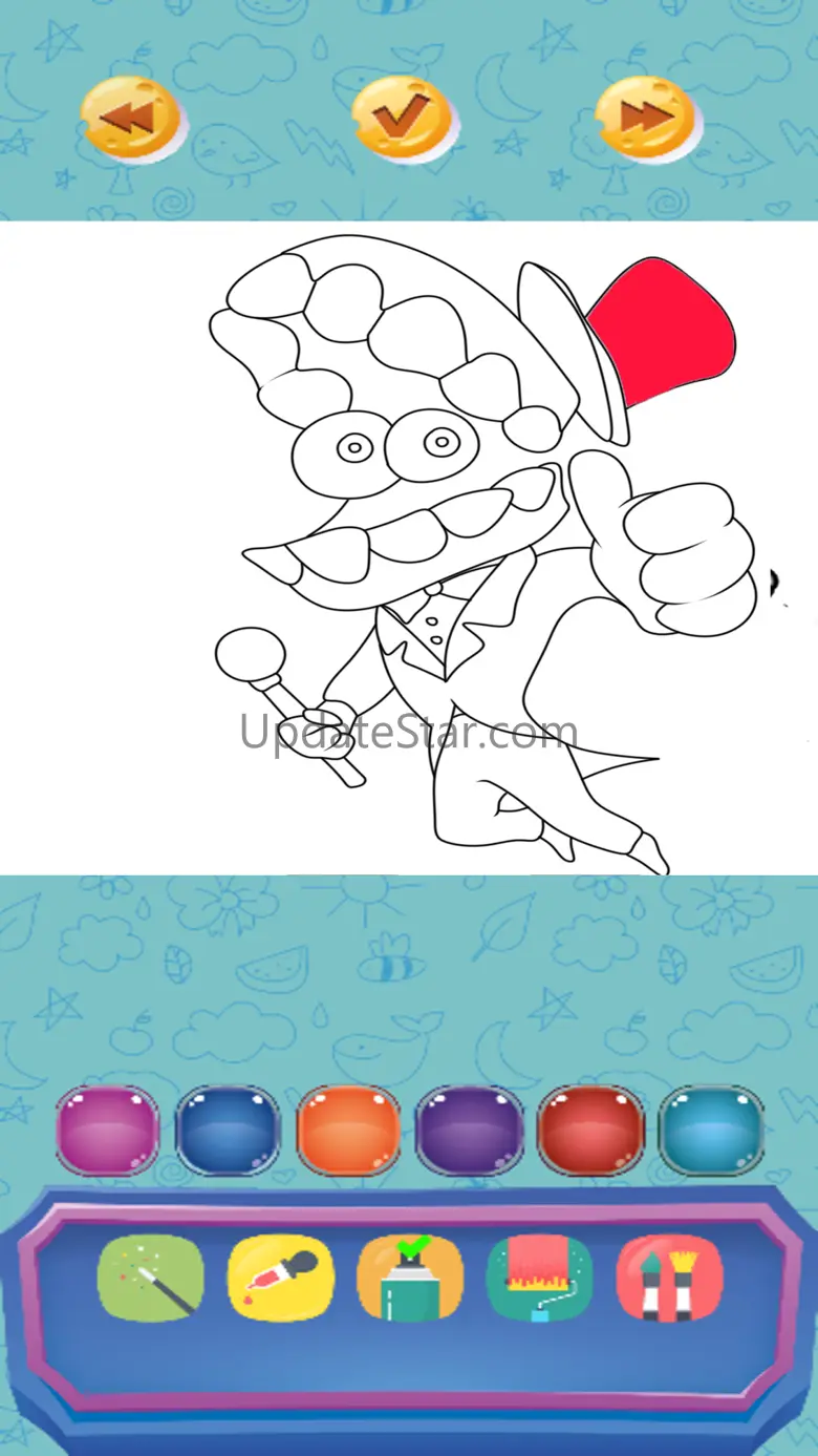 coloring pomni book game 1.3