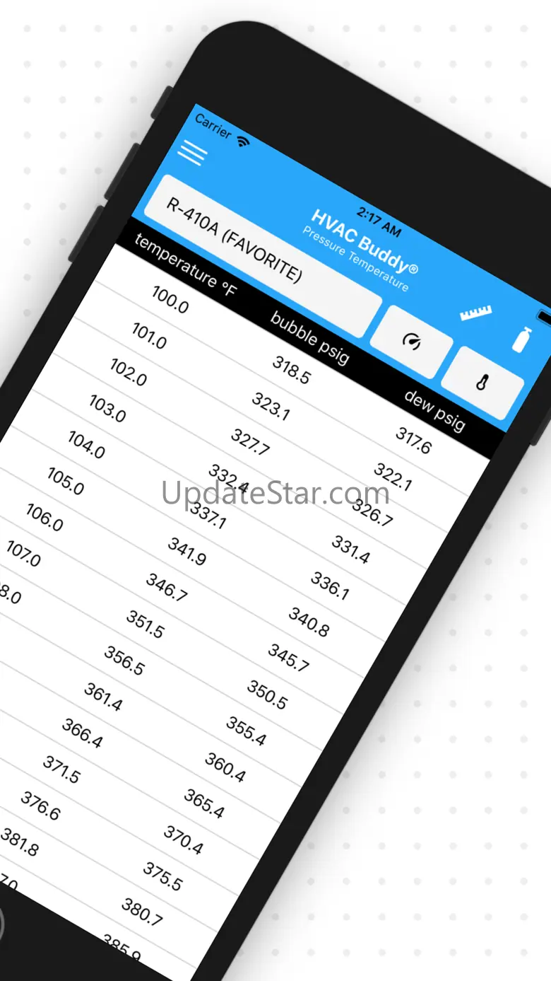 HVAC Buddy® Press Temp 3.0.7