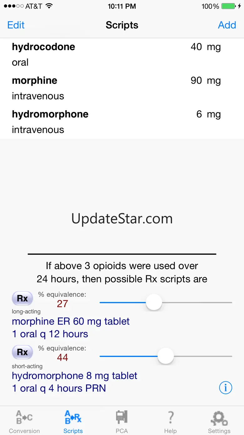 eOpioid™ : Opioids & Opiates Calculator 1.08