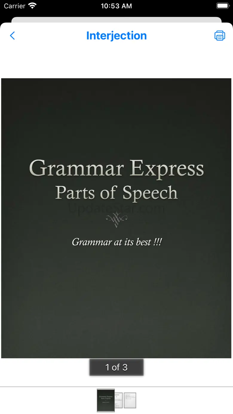 GrammarExpress Parts of Speech 3.0