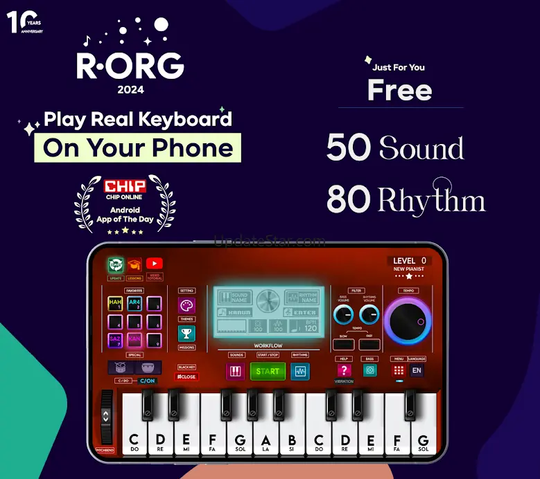R-ORG 2024: Play Real Keyboard 1.0.69