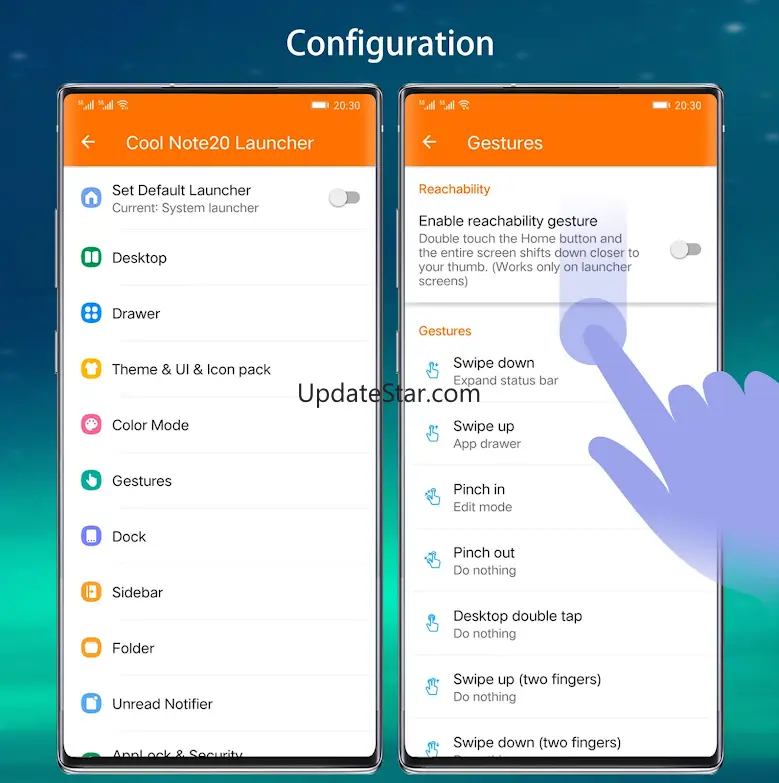 Cool Note20 Launcher Galaxy UI 10.2.1