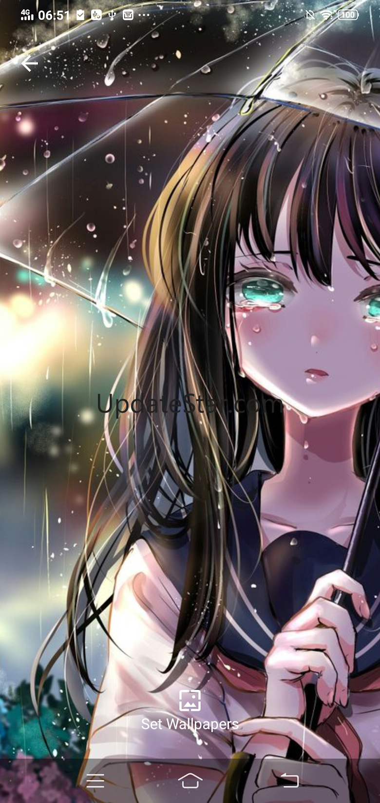 Sad Girl Anime Wallpaper Simpl