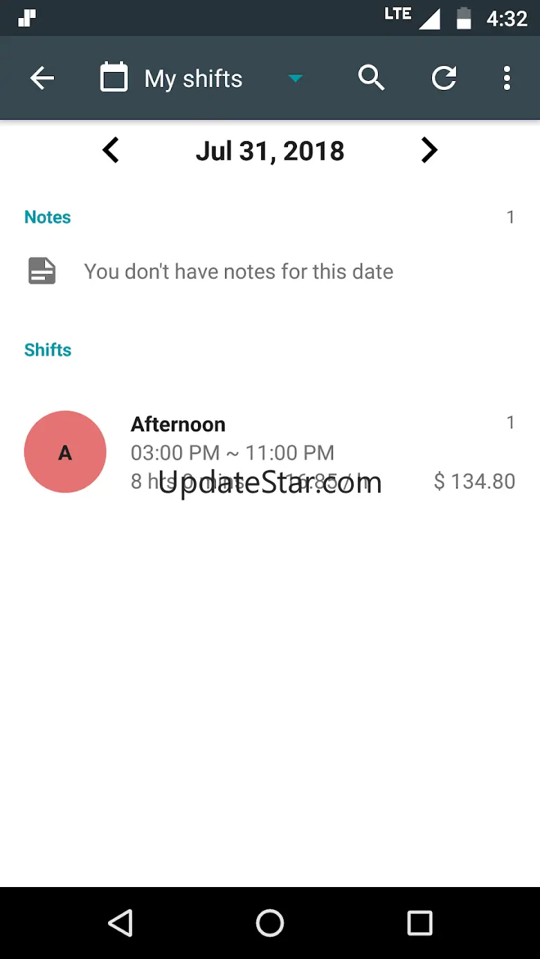 Shift Calendar