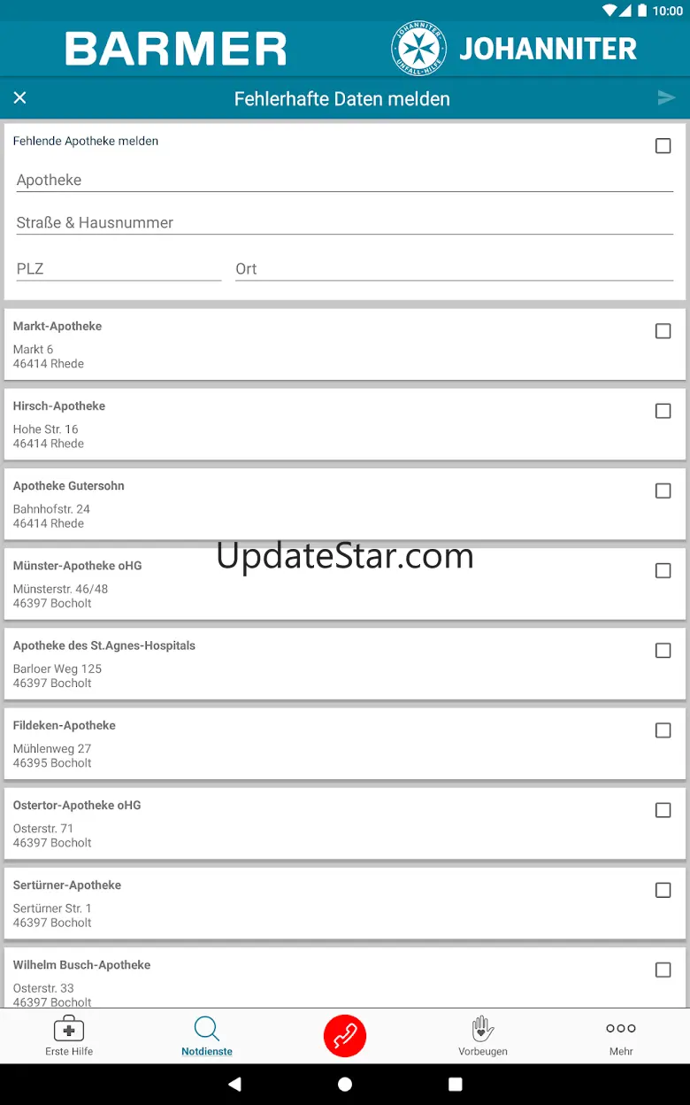 Kindernotfall-App 1.2.8