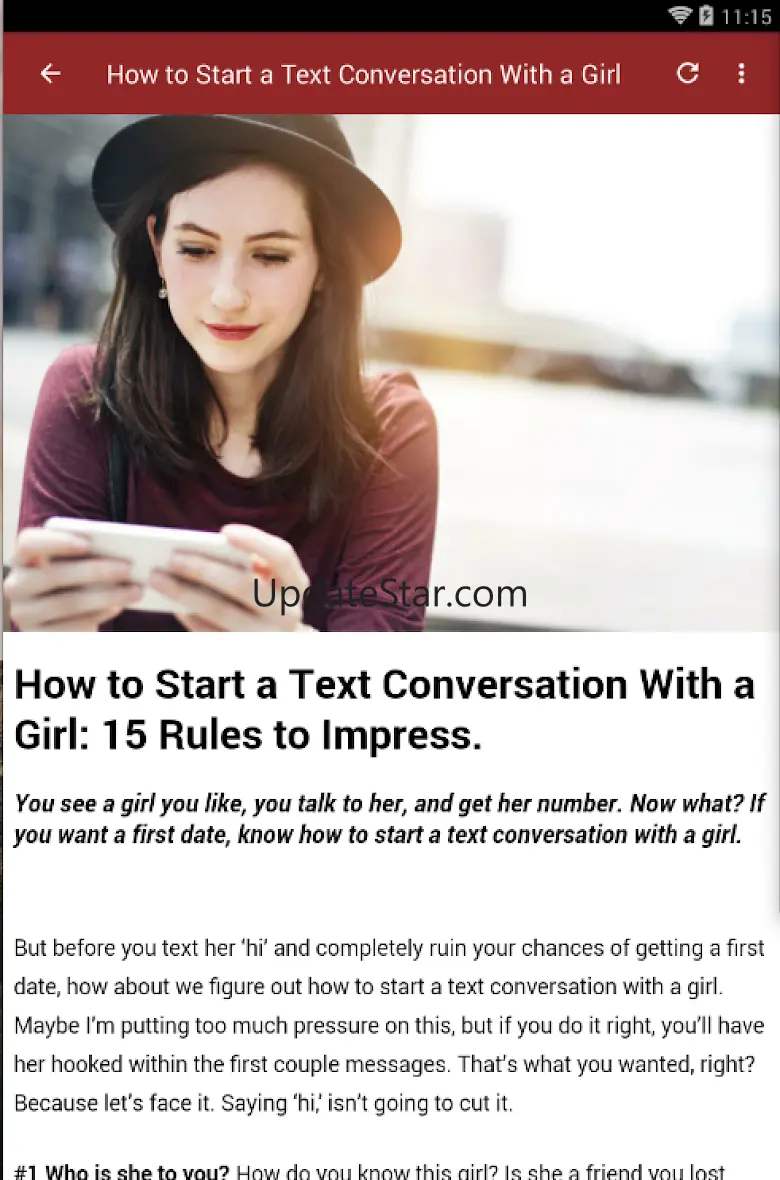 HOW TO START A CONVERSATION WI 1.0
