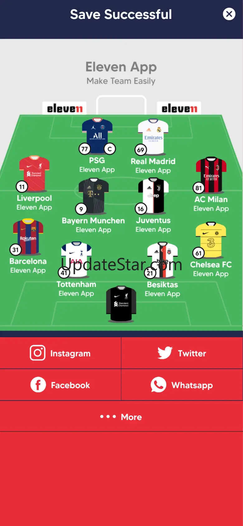 Eleven - Football Team Builder 2.0.6