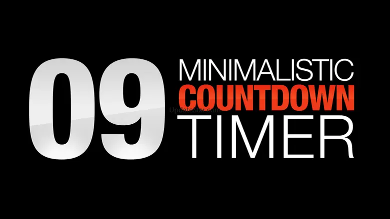 Minimalistic Countdown Timer 1.0