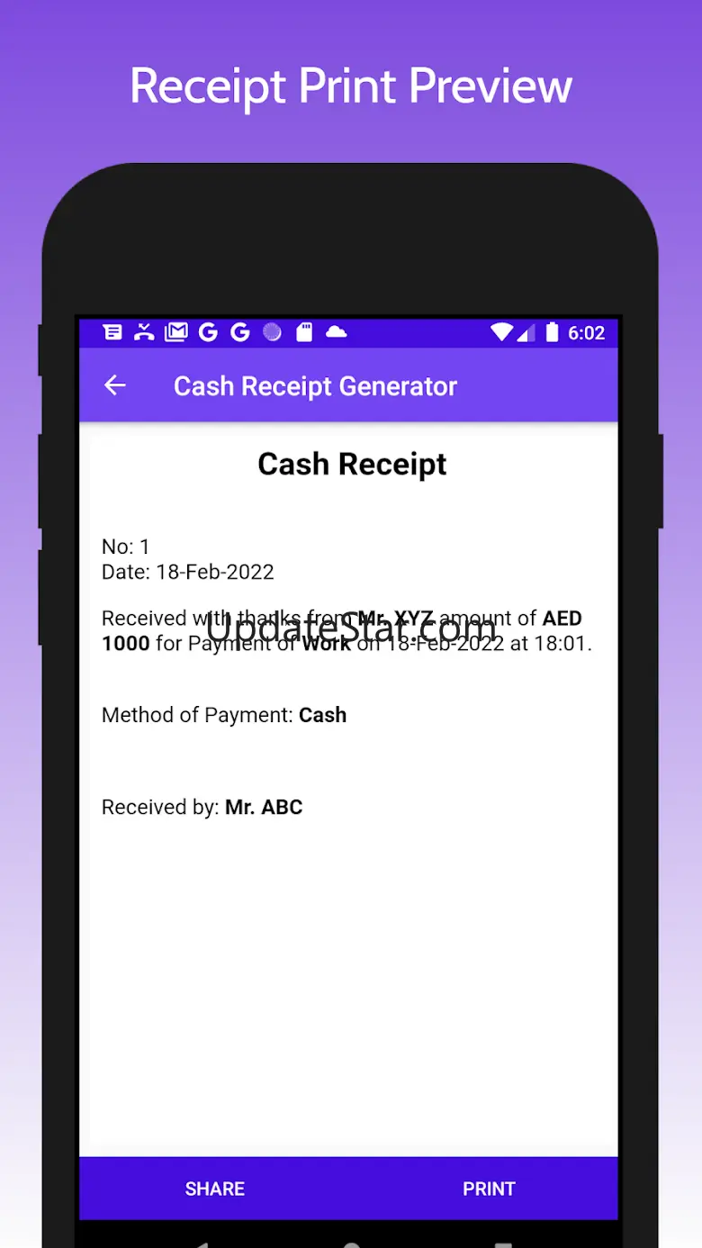 Cash Receipt Generator 26