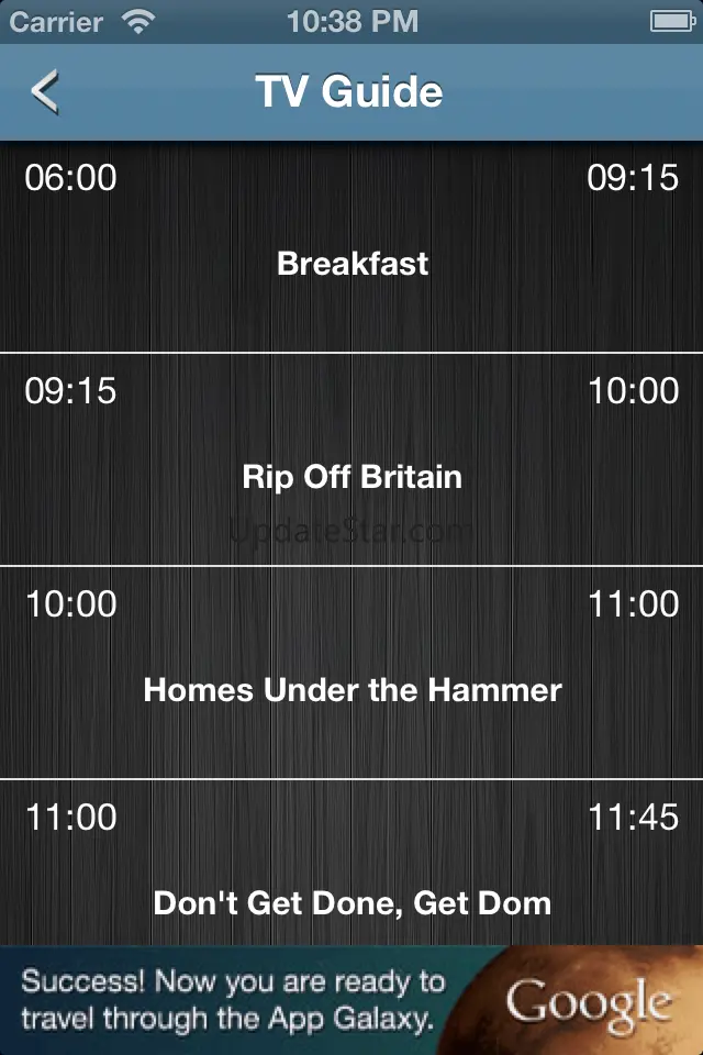 TV Listings UK : The Best App TV Guide in England ! 1.1