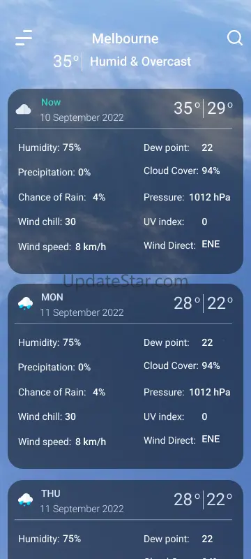 9Weather: Weather forecast 1.137.6