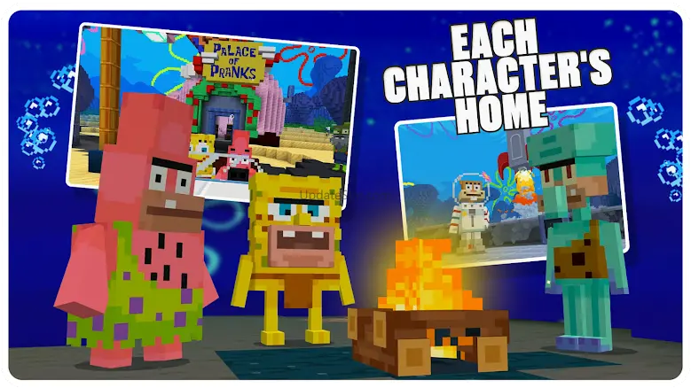 Bikini Bottom in Minecraft App 1.3