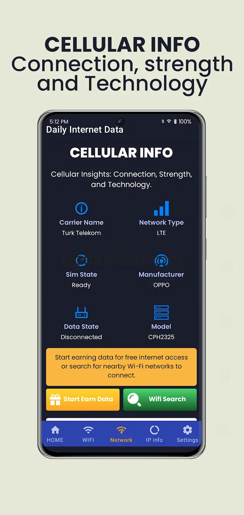 Daily Internet Data 50 GB MB 62.1