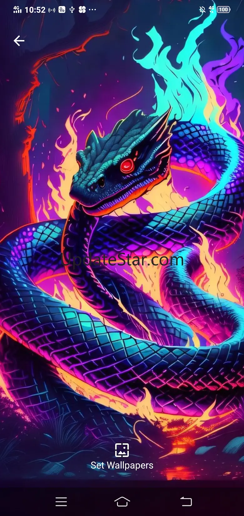 Snake Neon HD Wallpapers