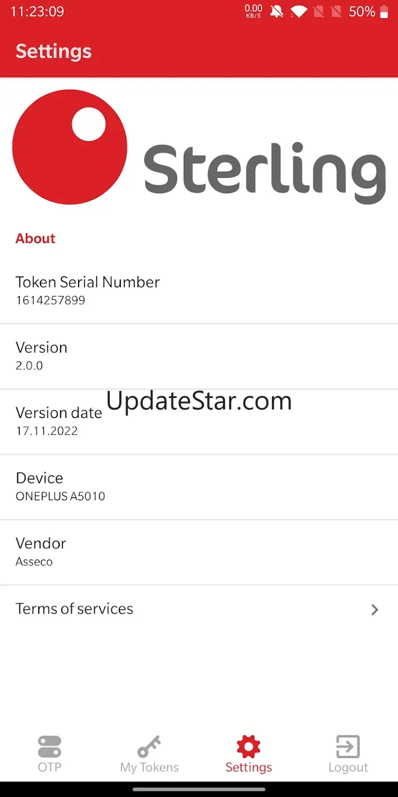 Sterling mToken 2.0.1