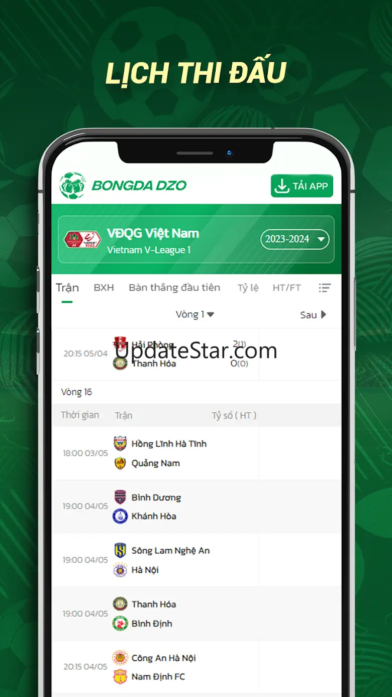 Bongdadzo - Tỷ số Bóng đá Live 1.3.7
