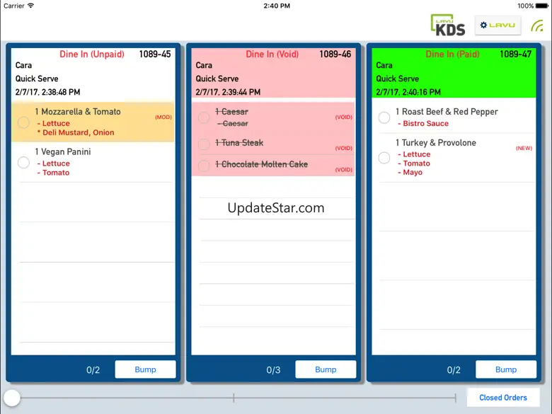 Lavu KDS 2.1.4