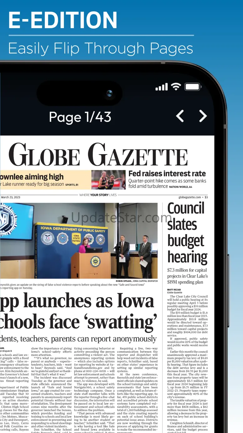 Globe Gazette 9.11