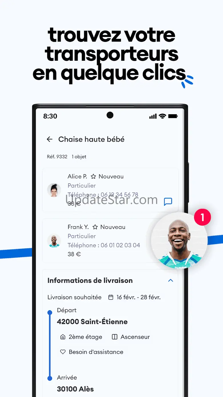 Cocolis, covoiturage de colis 1.60.0