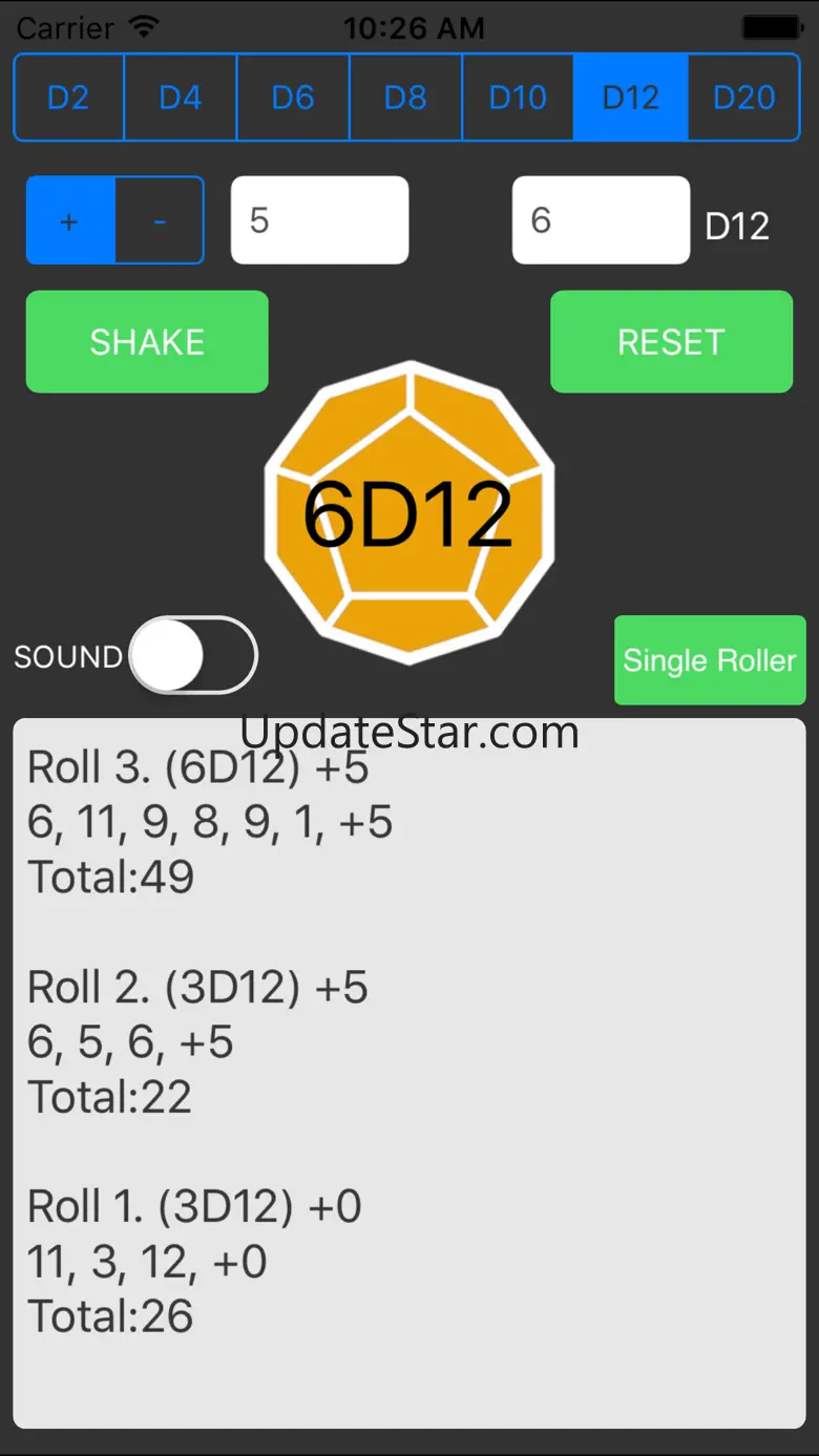 Dice Roller For "Dungeons & Dragons" 1.4.1